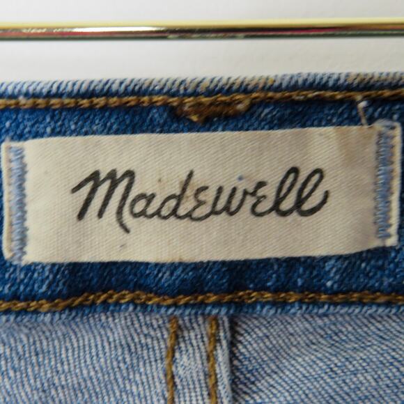 Madewell 9" High Rise Skinny Jeans Size 27 Distressed Ripped Medium Wash - Picture 12 of 14